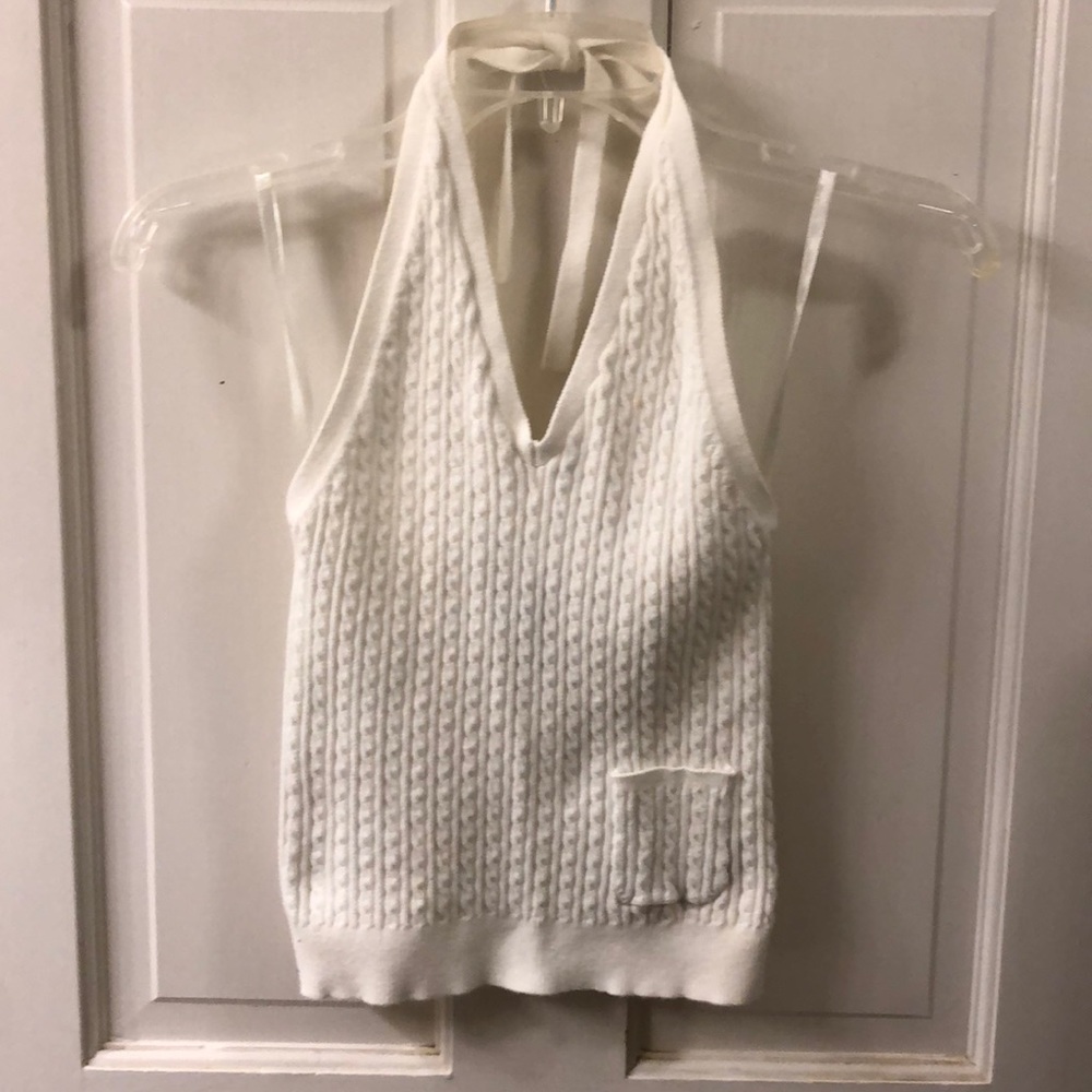 Ralph Lauren small halter knit top